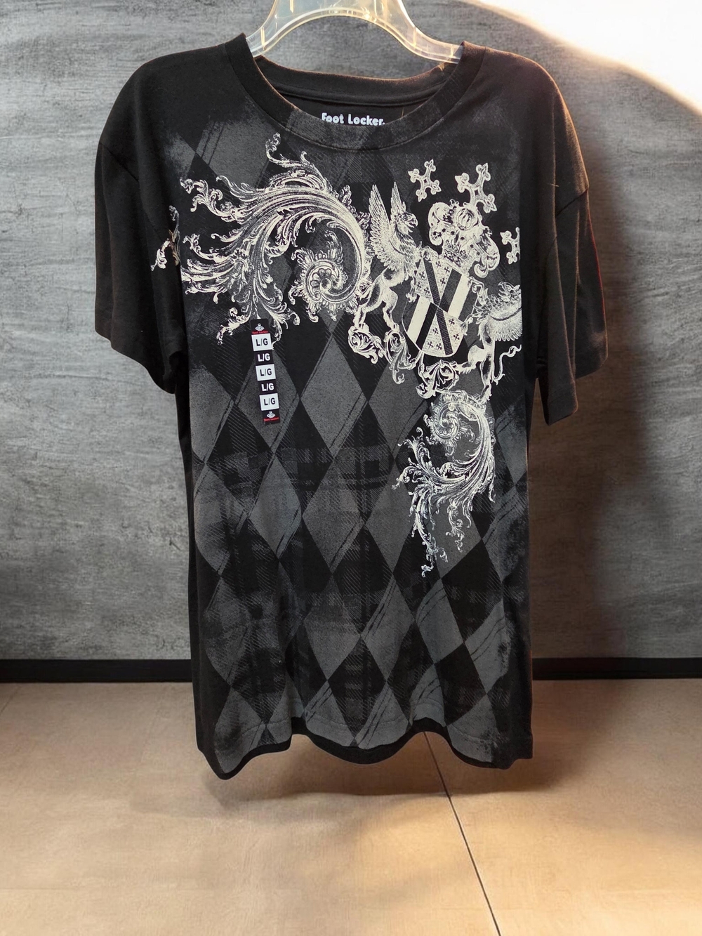 Foot Locker Men’s Black Graphic Short Sleeve Tee